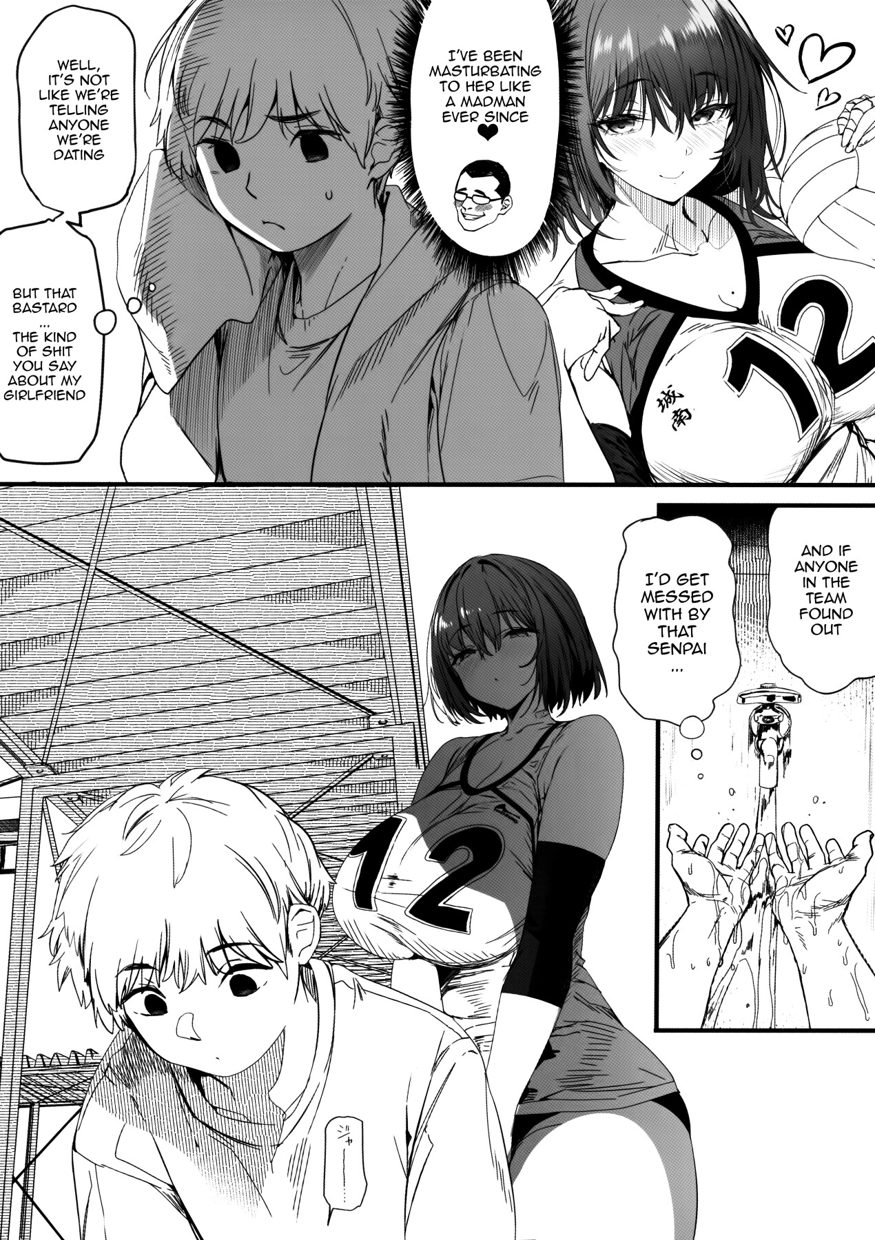 Hentai Manga Comic-The Tall, Innocent-looking Volleyball Player Girlfriend Becomes Senpai's -Complete Story- 2-Read-6